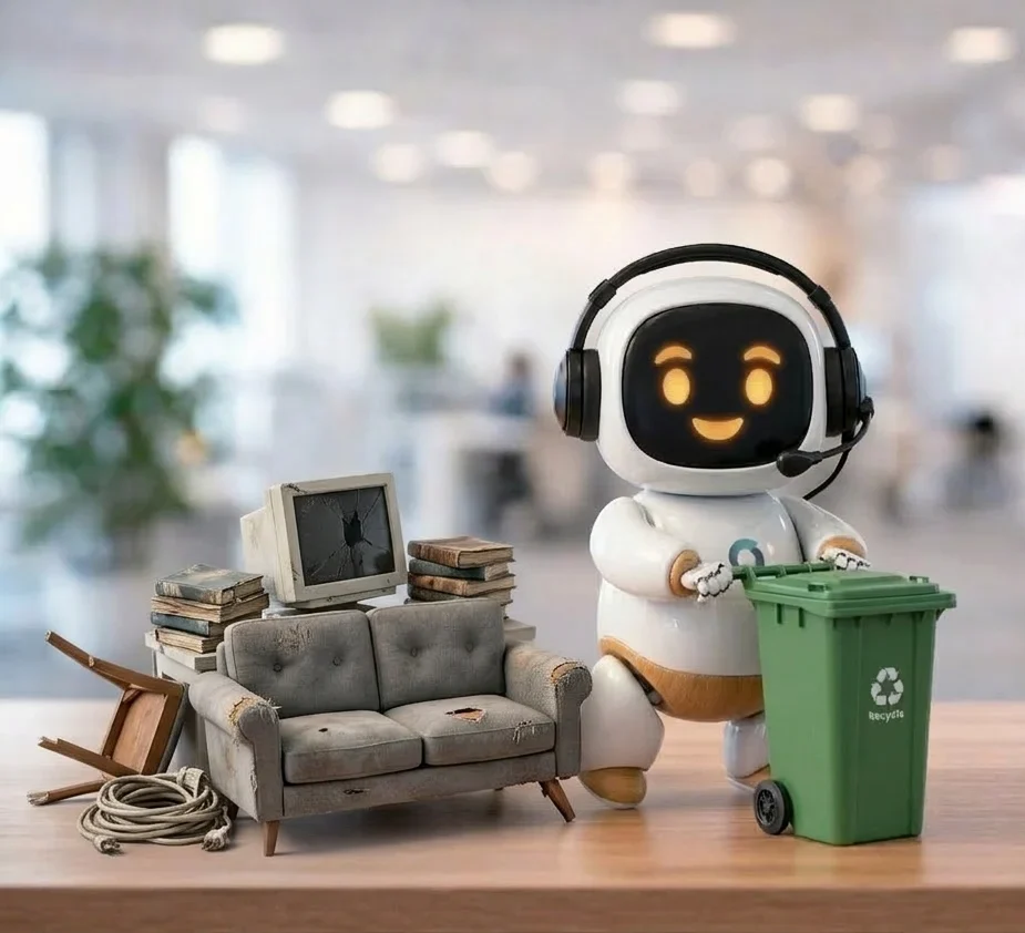 KI Voicebot Qonny beantwortet Bürgeranfragen zur Abfallentsorgung